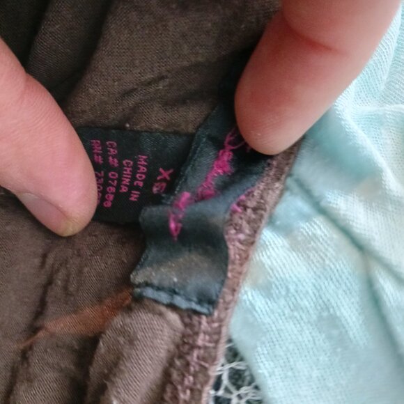 XS women Seduction dress grunge fairycore style dress midi open back - Picture 9 of 10